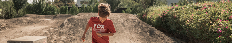 Happy Youth running in Fox Apparel
