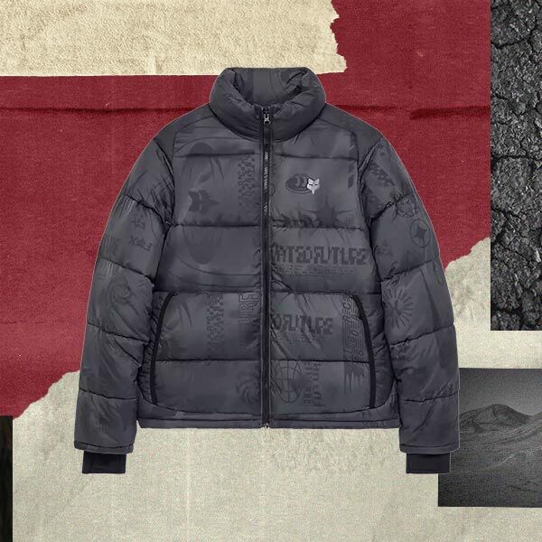 image of fox jacket with stylized text calling out jacketa